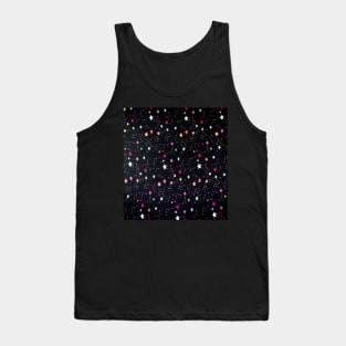 Pink and Purple Star Illustration Tank Top